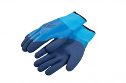 DIRK перчатки утепленные с латексным покрытием синие HT5K778 - фото 101009