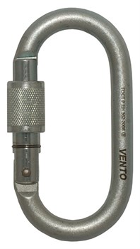 Карабин СТАЛЬНОЙ ОВАЛ (vnt 1013) с муфтой (16 мм) - фото 104156