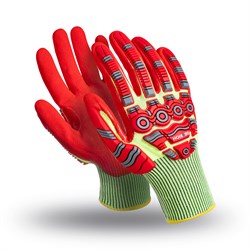 Перчатки ДЭТРИОН (IG-822), Armorcut Technology, нитрил частичный, Inpax, оверлок - фото 104174