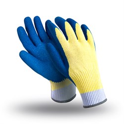 Перчатки АРАМАКС (TG-641), Armorcut Technology, латекс частичный, оверлок - фото 104243