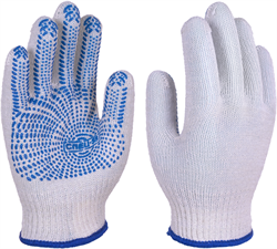 Перчатки трикотажные с ПВХ СПЕЦ-SB® СЕТЬ, (Пер 063) - фото 104258