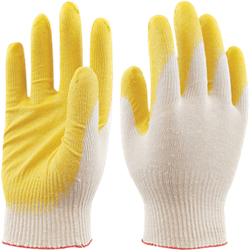 Перчатки СТАНДАРТ, х/б с латексом - фото 104300