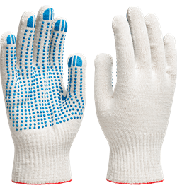 Перчатки х/б с ПВХ 10 КЛАСС,48 гр - фото 104310