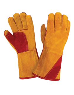 Краги СИБИРЬ, Т12-11-ru-10.5 (RL4), спилок, 5-ти палые, подкладка флис, усиленные, Кевлар® - фото 104350