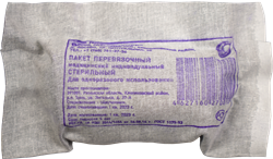Индивидуальный перевязочный пакет ИПП-1 - фото 104536