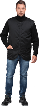 Жилет утепленный, черный - фото 104571