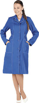Халат СИБИРЯЧКА летний, василек, женский - фото 104572
