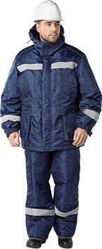 Костюм ПЕТРОЛЕУМ утепленный, т/синий - фото 104579