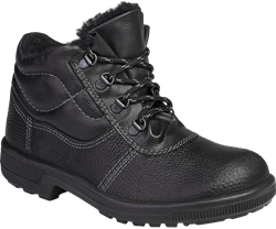 Ботинки БИЗОН с МП иск. мех, юфтевые ПУ - фото 104877