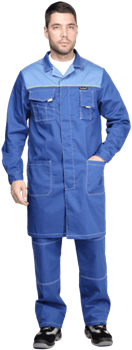 Халат ТУРБО летний, василек - фото 104924