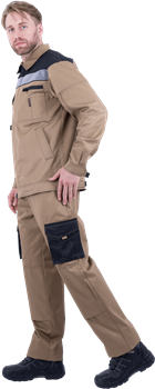 Костюм ДОКЕР летний, сафари-черный (Куртка+полукомбинезон) - фото 105117