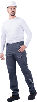 Брюки ПЕРФЕКТ летние, серые - фото 105466