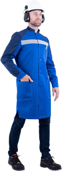 Халат РОУД летний, василек-т.синий - фото 105645