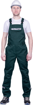Полукомбинезон СТРОНГ летний, т.зеленый - фото 106198
