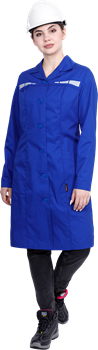 Халат ОПЕРАТОР летний, василек, женский - фото 106627