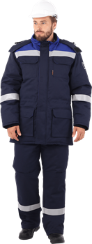 Костюм АНТИСТАТ зимний, т/синий-василек - фото 106781