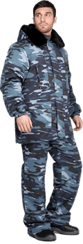 Костюм ГОРОД зимний, КМФ серый - фото 106840