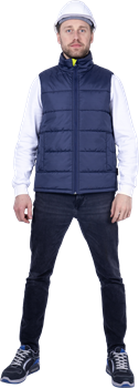 Жилет ФЬЮЖЕН зимний, т/синий - фото 107051