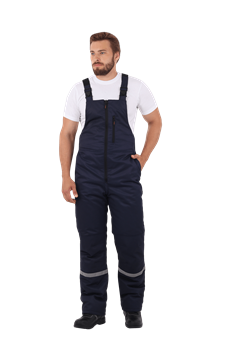 Полукомбинезон СПЕЦ зимний, синий - фото 107192