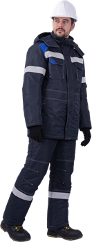 Костюм СТАРАТЕЛЬ зимний, синий-василек - фото 107480