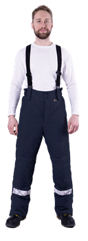 Брюки ХАЙ-ТЕК SAFETY зимние, синие - фото 107521