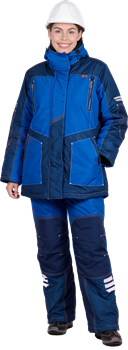 Куртка ЭДВАНС зимняя, синий-василек, женская - фото 107562