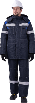 Костюм СТАРАТЕЛЬ зимний, синий-василек Импорт - фото 107959