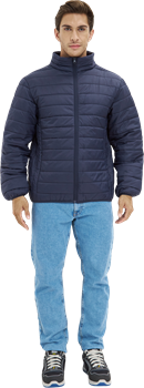 Куртка ДЕМИ стеганая, т/синий - фото 107976