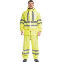 Костюм EXTRA-VISION WPL влагозащитный флуоресцентный желтый, Импорт - фото 108077