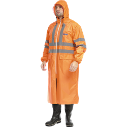 Плащ EXTRA-VISION WPL влагозащитный флуоресцентный оранжевый - фото 108078