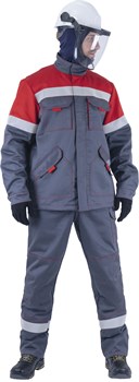 Костюм ЭлектроСтоп ТЕРМО усиленный ЗЭТВ 56.8 кал/см2,(Куртка+брюки) - фото 108285