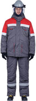 Костюм ЭлектроСтоп ТЕРМО зимний ЗЭТВ 62.5 кал/см2 ,(Куртка+брюки) - фото 108301