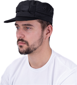 Кепка ОХРАНА летняя , черный - фото 108343