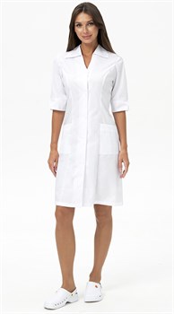 Халат СНЕЖАНА, белый - фото 108404