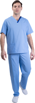 Костюм ХИРУРГ МЕДИКАЛ, голубой, мужской - фото 108579