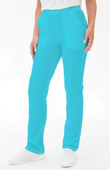 Брюки, бирюзовые - фото 108596