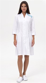 Халат ВОЛНА, белый - фото 108662