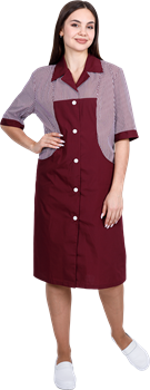 Халат ФИЕСТА, бордо - фото 108747