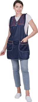 Фартук ХОЗЯЮШКА нейлоновый, т/синий - фото 108786