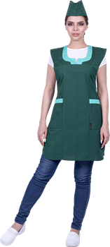 Униформа НИКА, т/зеленый-салат - фото 108838