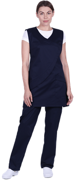 Униформа ВУППИ, (фартук, брюки), синий - фото 108977