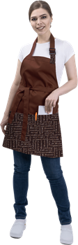 Фартук БАРИСТА, коричневый - фото 108993