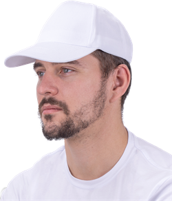 Бейсболка белая - фото 109109