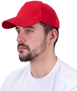 Бейсболка красная - фото 109113
