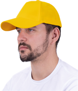 Бейсболка желтая - фото 109117