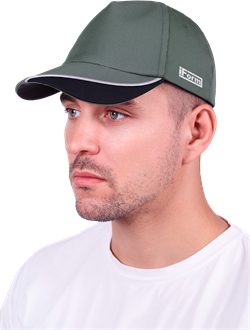 Бейсболка IFORM, хаки-черный Импорт - фото 109142