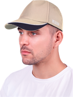 Бейсболка IFORM, бежевый-т.серый Импорт - фото 109158