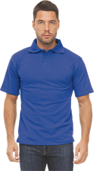 Рубашка ПОЛО василек - фото 109167