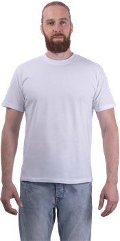 Футболка короткий рукав 160 г/м2, белая - фото 109192