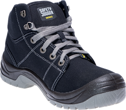 Ботинки DESERT (ДЕЗЕРТ) с МП и МС, текстиль ПУ/ПУ (черный/BLK) - фото 109456